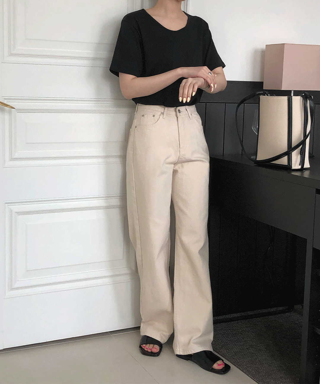 카펜터 와이드 워크 팬츠